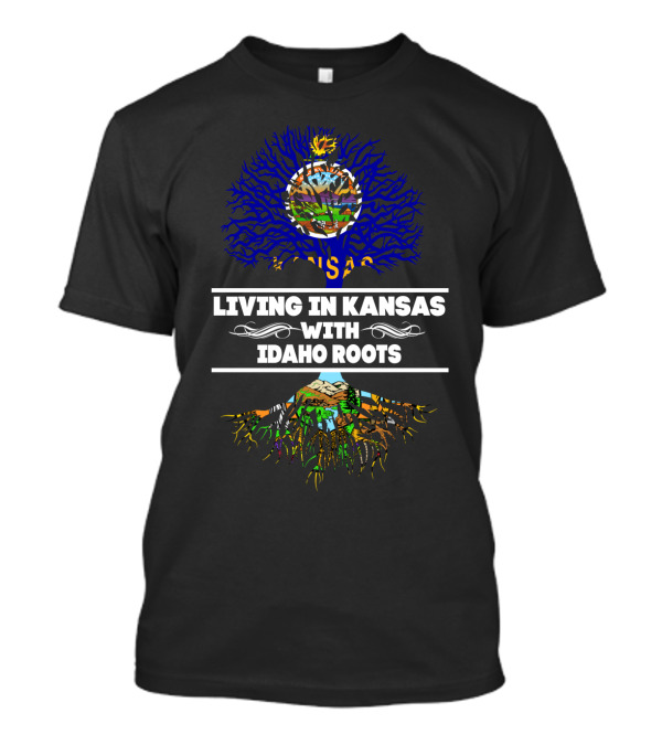 Kansas Lifestyle Embracing Idaho Heritage Roots T-Shirt