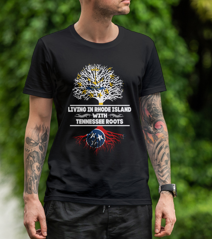 Rhode Island Life Tennessee Tree Roots T-Shirt