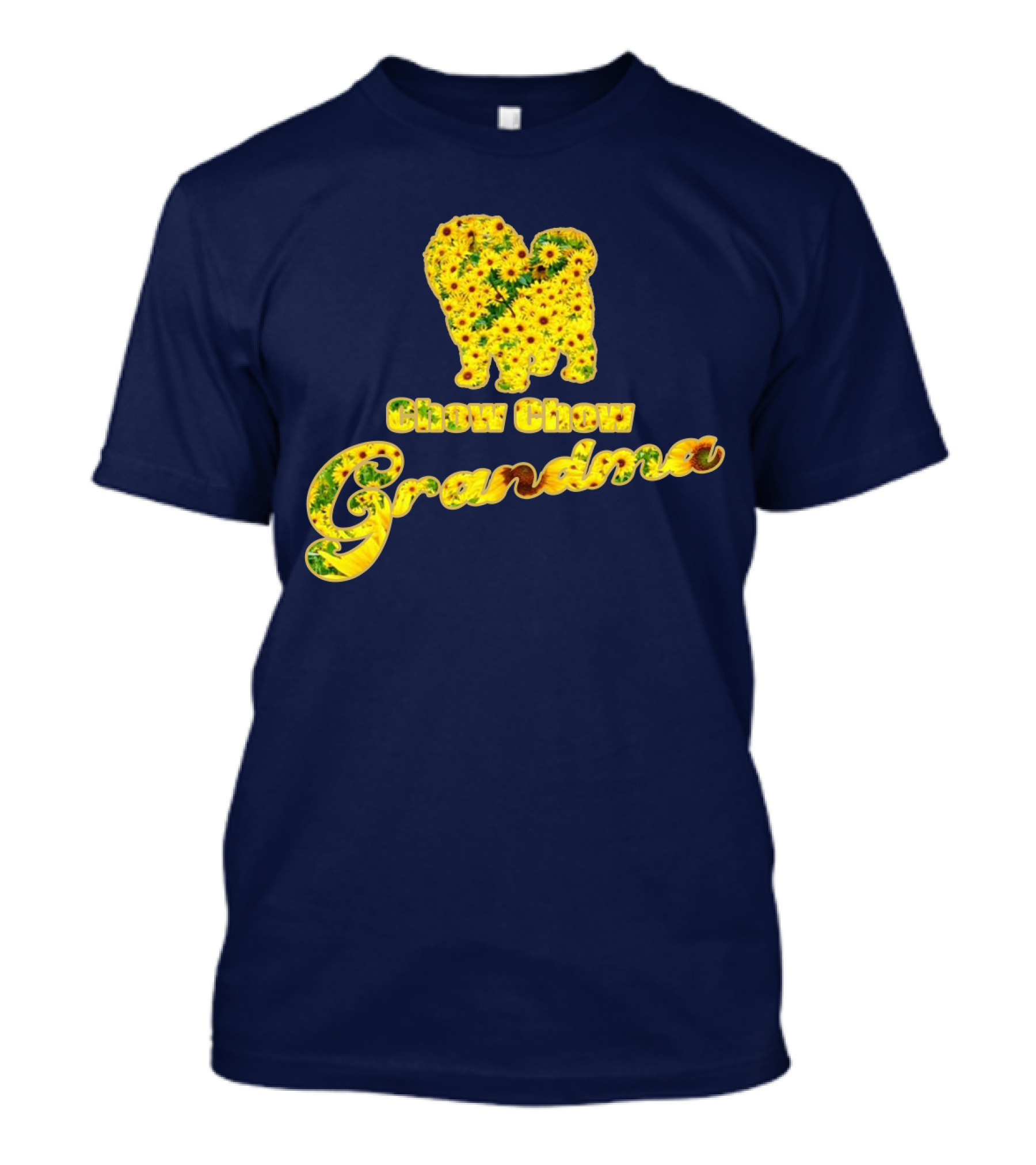 Chow Chow Grandma Sunflower T-Shirt