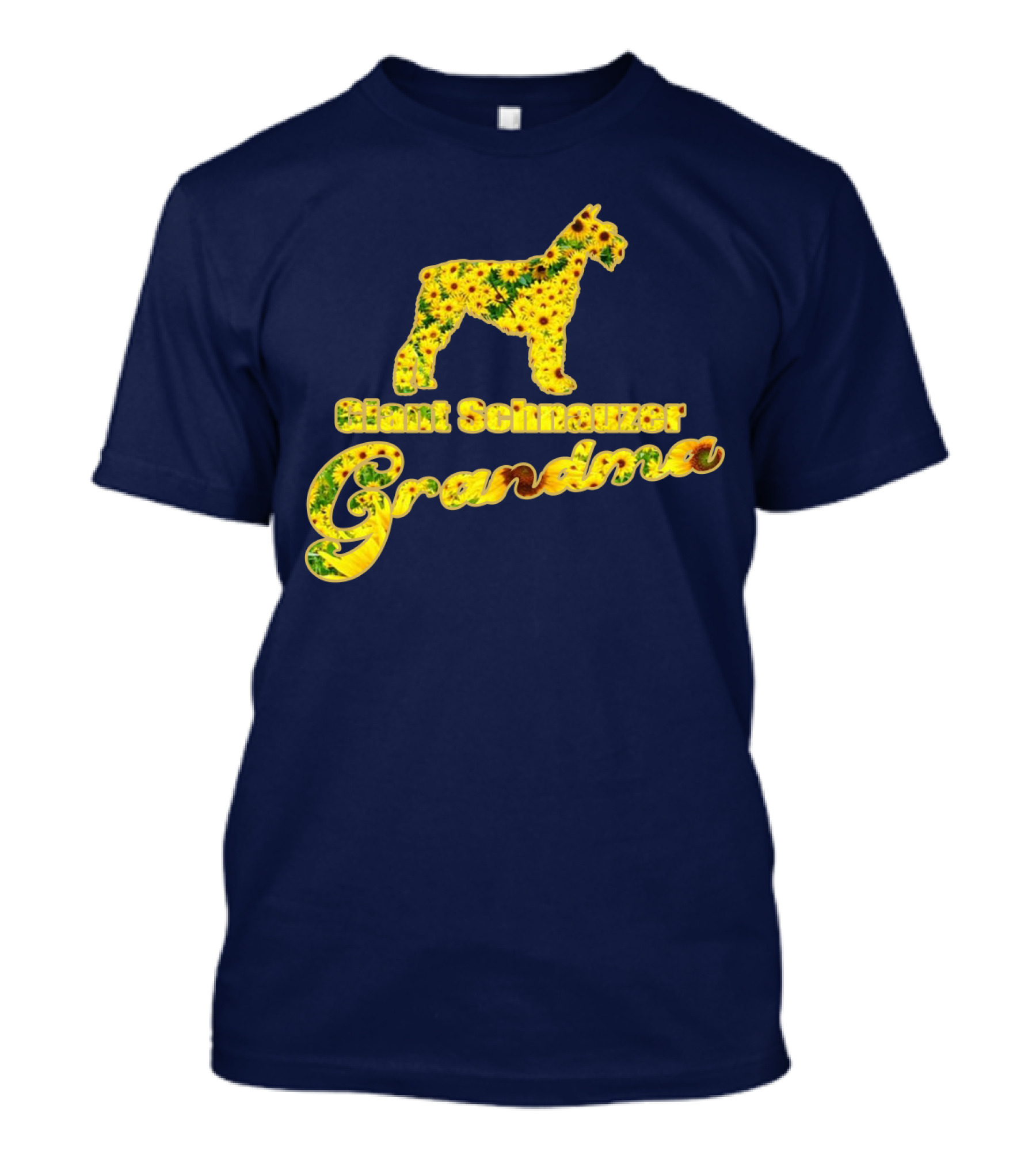 Giant Schnauzer Grandma Sunflower T-Shirt