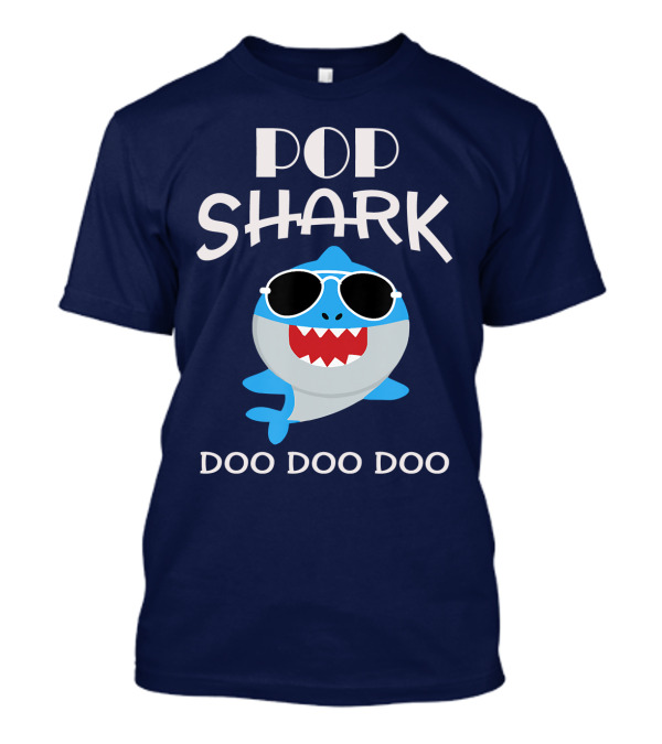 Pop Shark Doo Doo Doo Sunglasses Fun T-Shirt