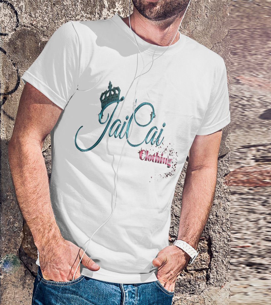 JaiCai Clothing Limited Crown Logo Script T-Shirt