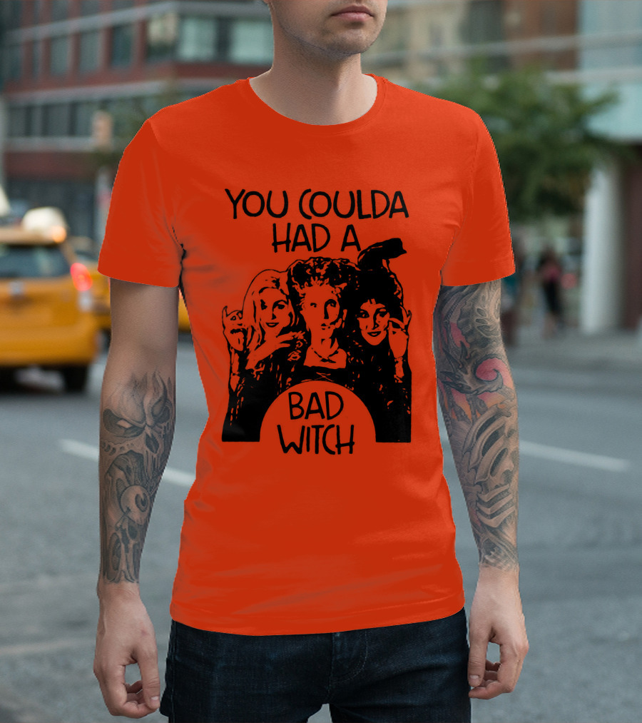 Hocus Pocus You Coulda Had a Bad Witch Sanderson Sisters Halloween Magic T-Shirt