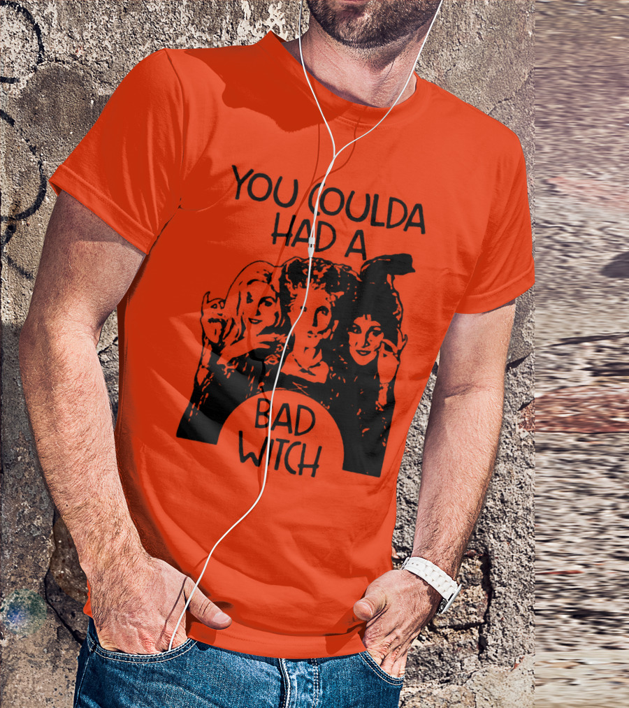 Hocus Pocus You Coulda Had A Bad Witch Sanderson Sisters Halloween Magic T-Shirt