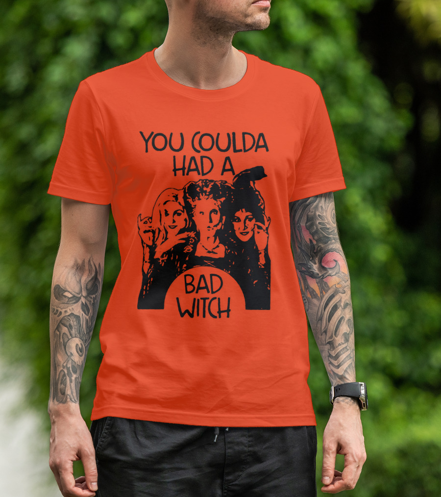 Hocus Pocus You Coulda Had A Bad Witch Sanderson Sisters Halloween Magic T-Shirt