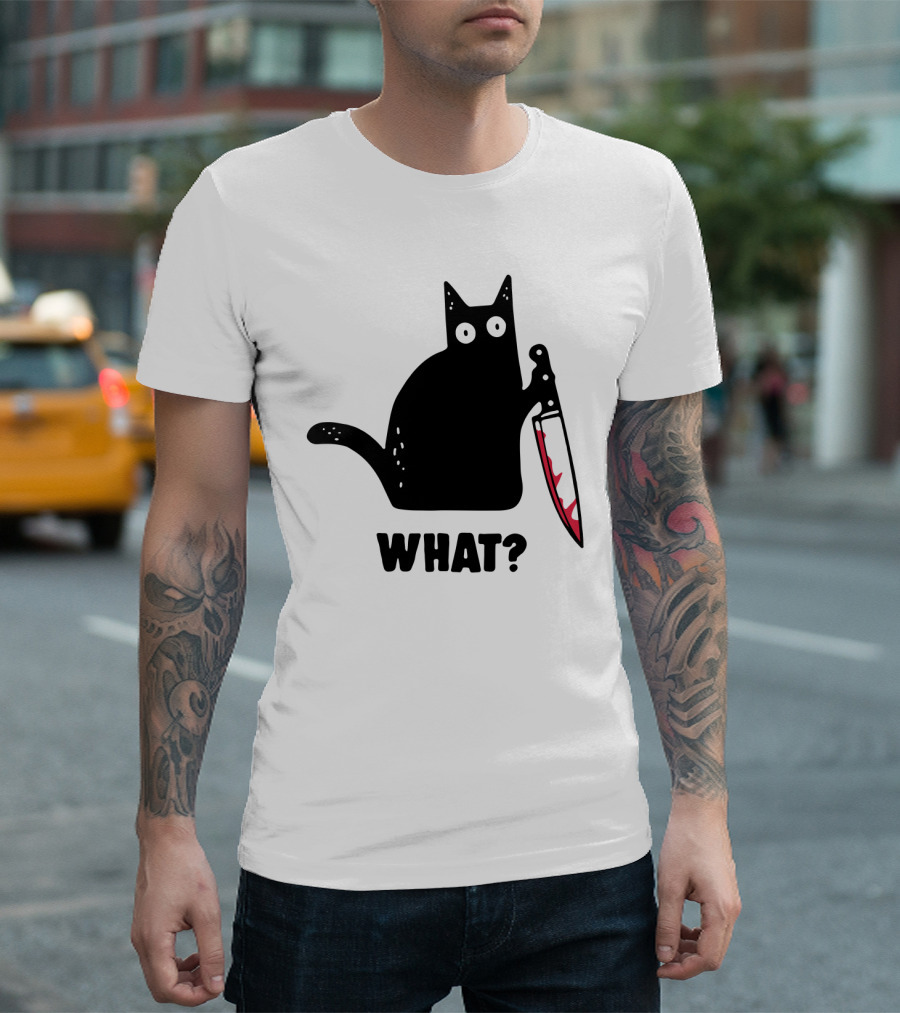 What Cat Knife T-Shirt
