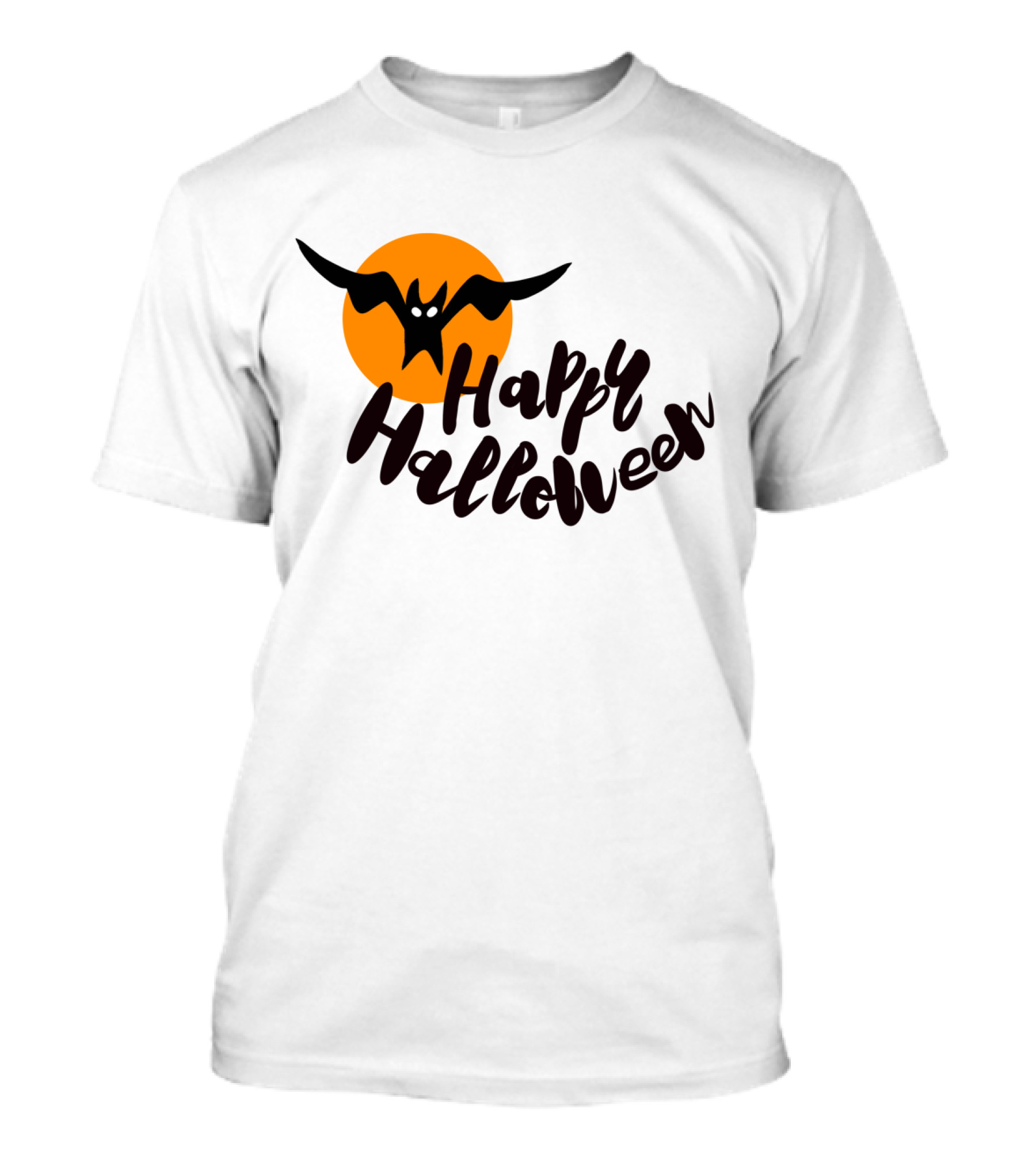 Happy Halloween Cartoon Bat T-Shirt