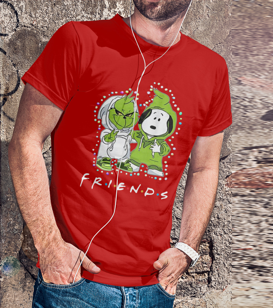 Baby Snoopy And Grinch Friends TV Show Hoodie Characters T-Shirt