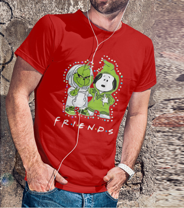 Baby Snoopy And Grinch Friends TV Show Hoodie Characters T-Shirt