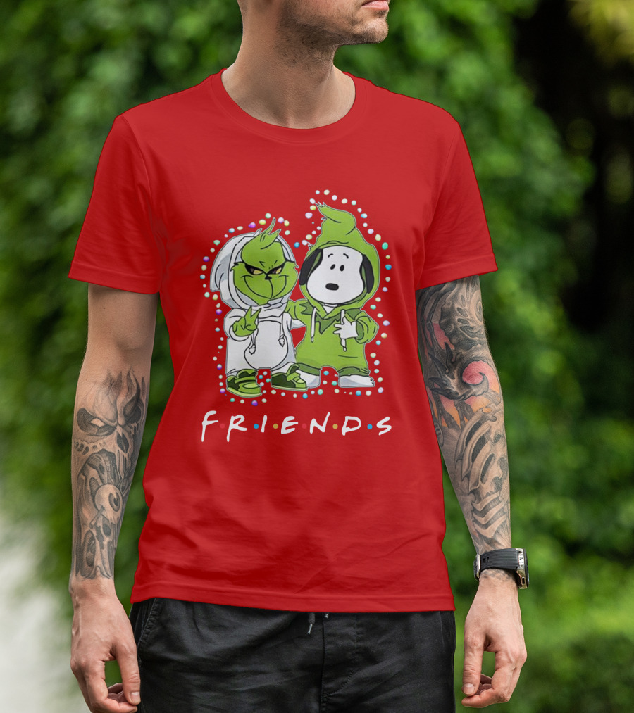 Baby Snoopy And Grinch Friends TV Show Hoodie Characters T-Shirt