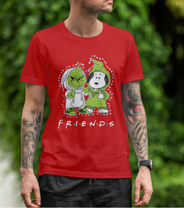 Baby Snoopy And Grinch Friends TV Show Hoodie Characters T-Shirt