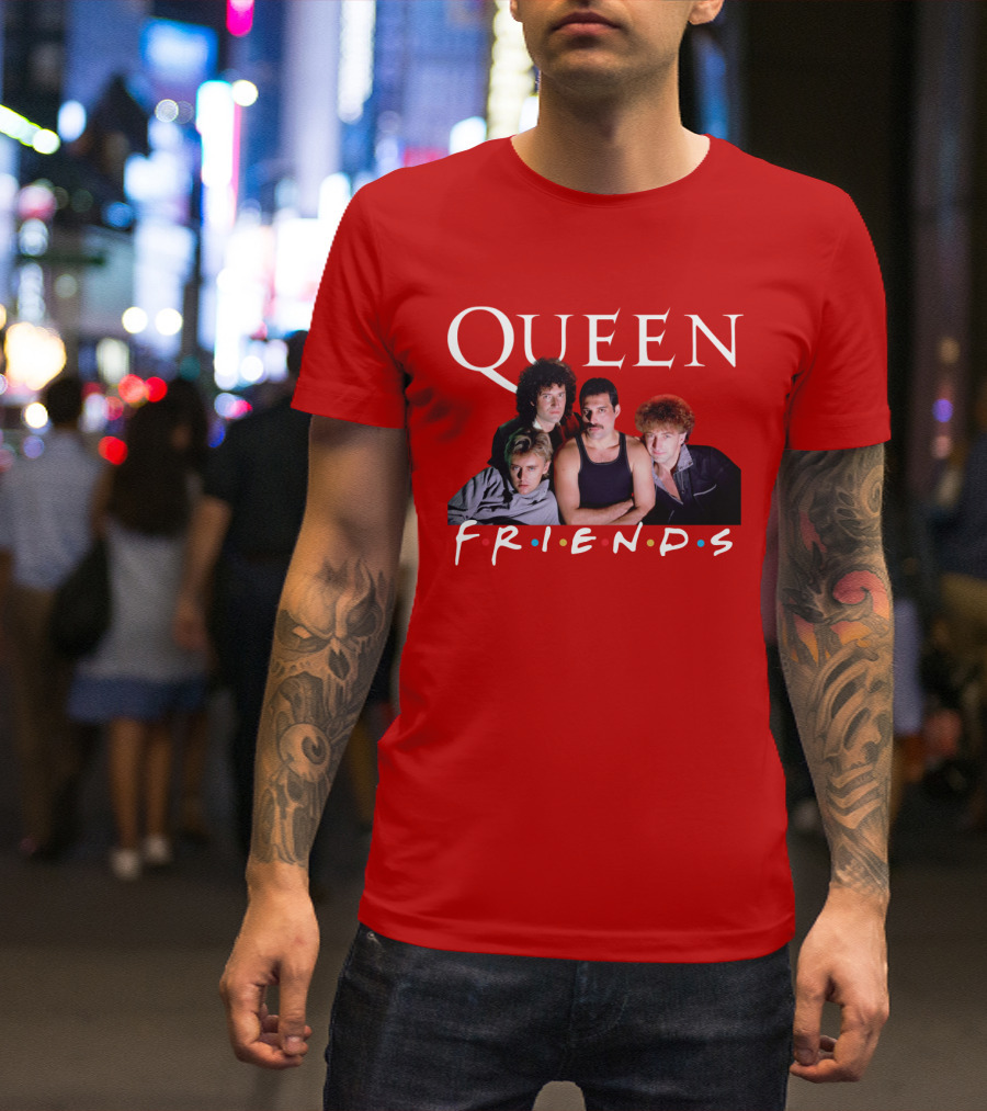 Queen Band Friends TV Show Mashup T-Shirt