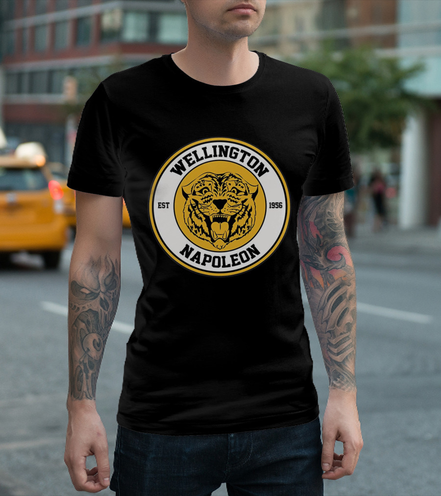 Wellington Napoleon Tigers EST 1956 Tiger Emblem T-Shirt