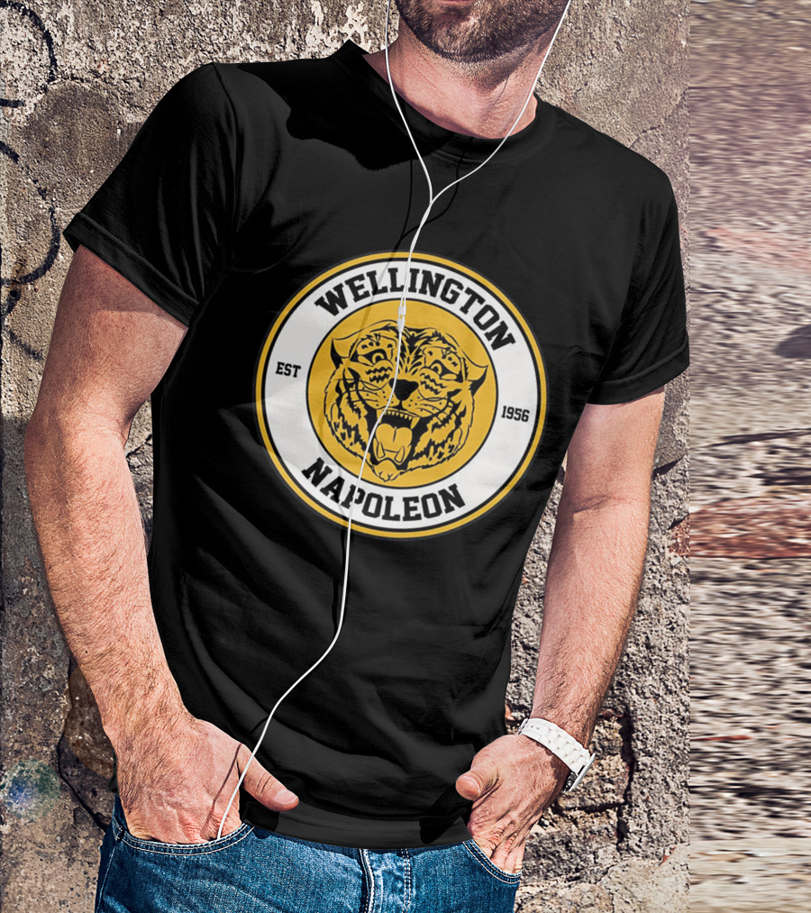 Wellington Napoleon Tigers EST 1956 Tiger Emblem T-Shirt