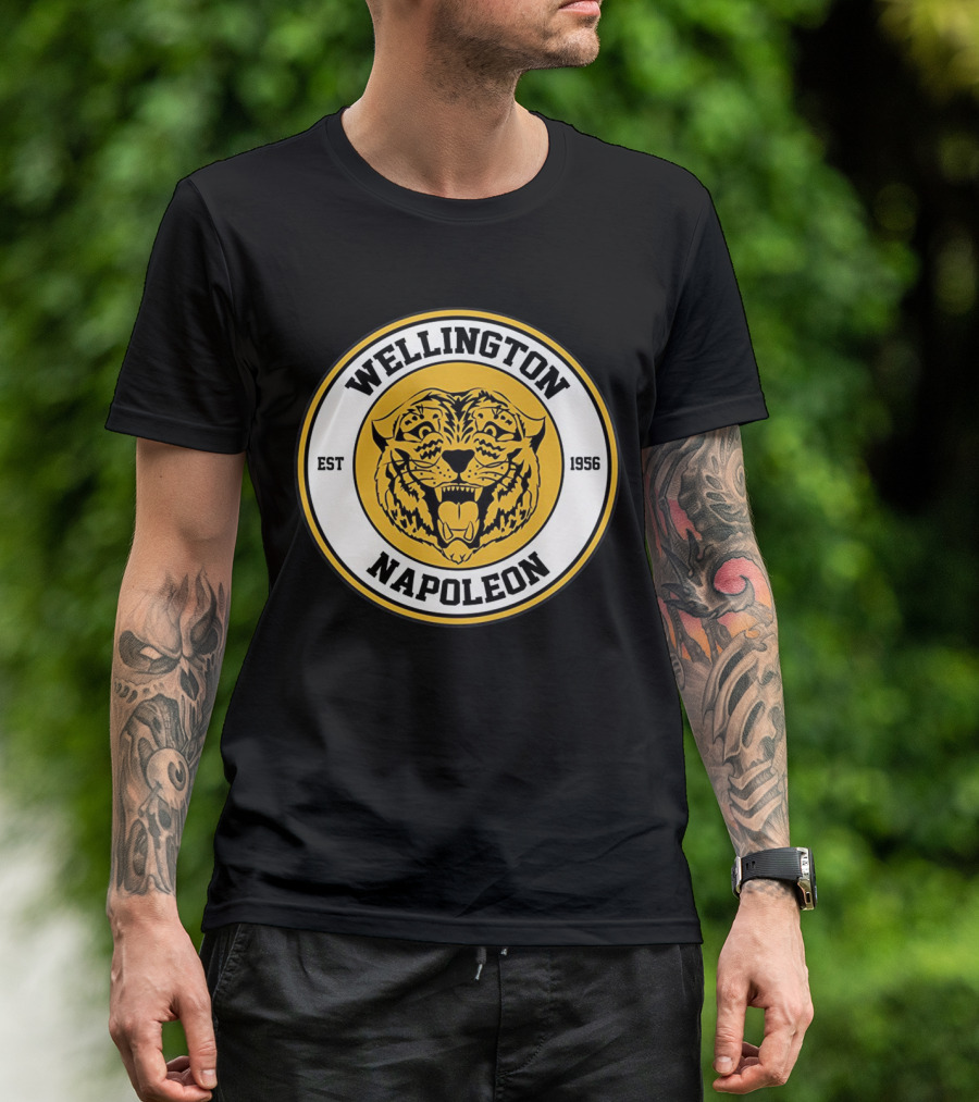 Wellington Napoleon Tigers EST 1956 Tiger Emblem T-Shirt
