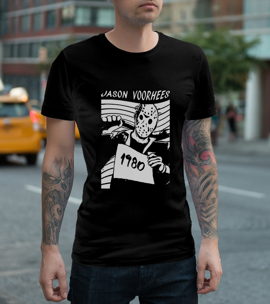 Jason Voorhees 1980 Horror Movie Iconic T-Shirt