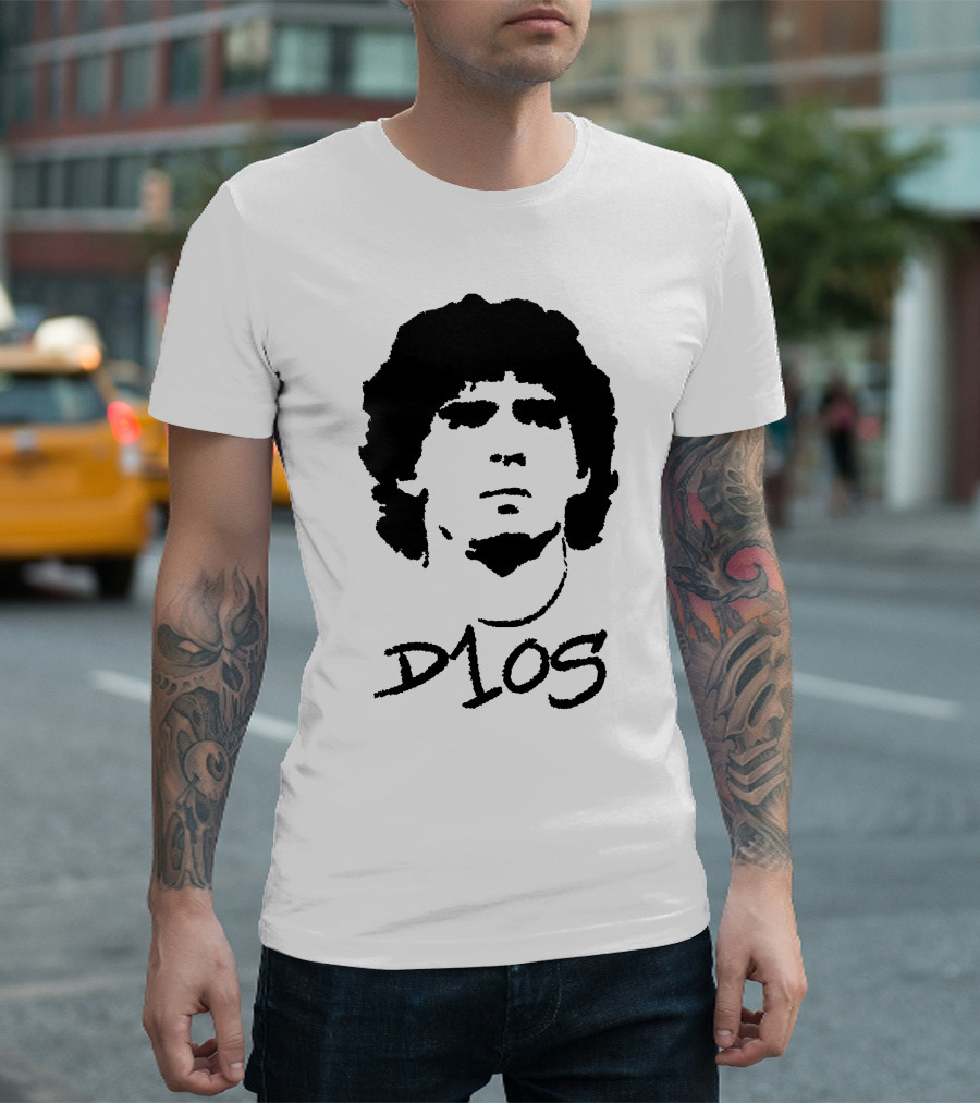 Diego Maradona D1OS Iconic Portrait Legend T-Shirt