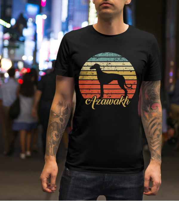 Retro Sunset Azawakh T-Shirt