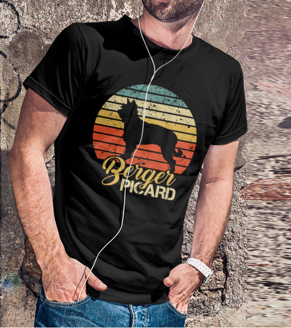 Retro Sunset Berger Picard T-Shirt