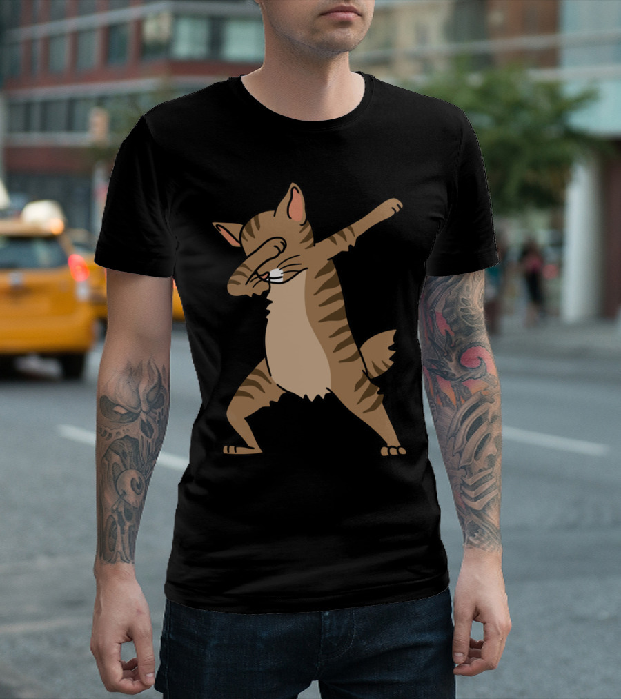 Dabbing American Bobtail Cat T-Shirt