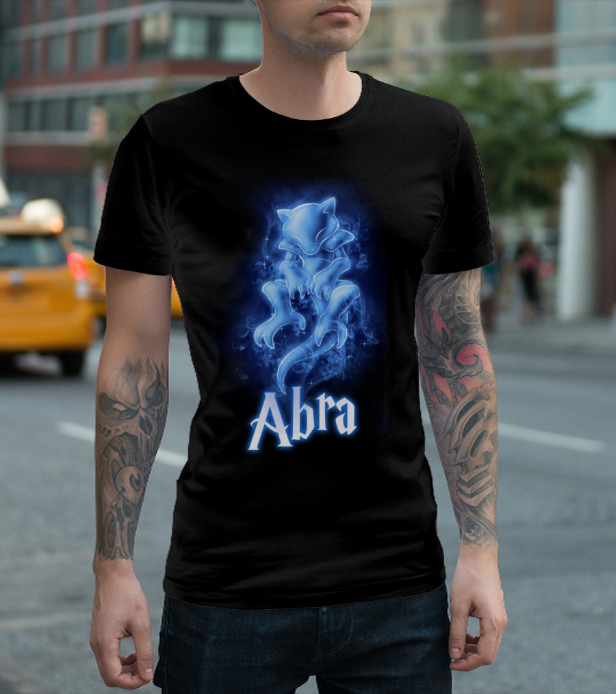 Abra Pokémon Patronus Luminescent Aura T-Shirt