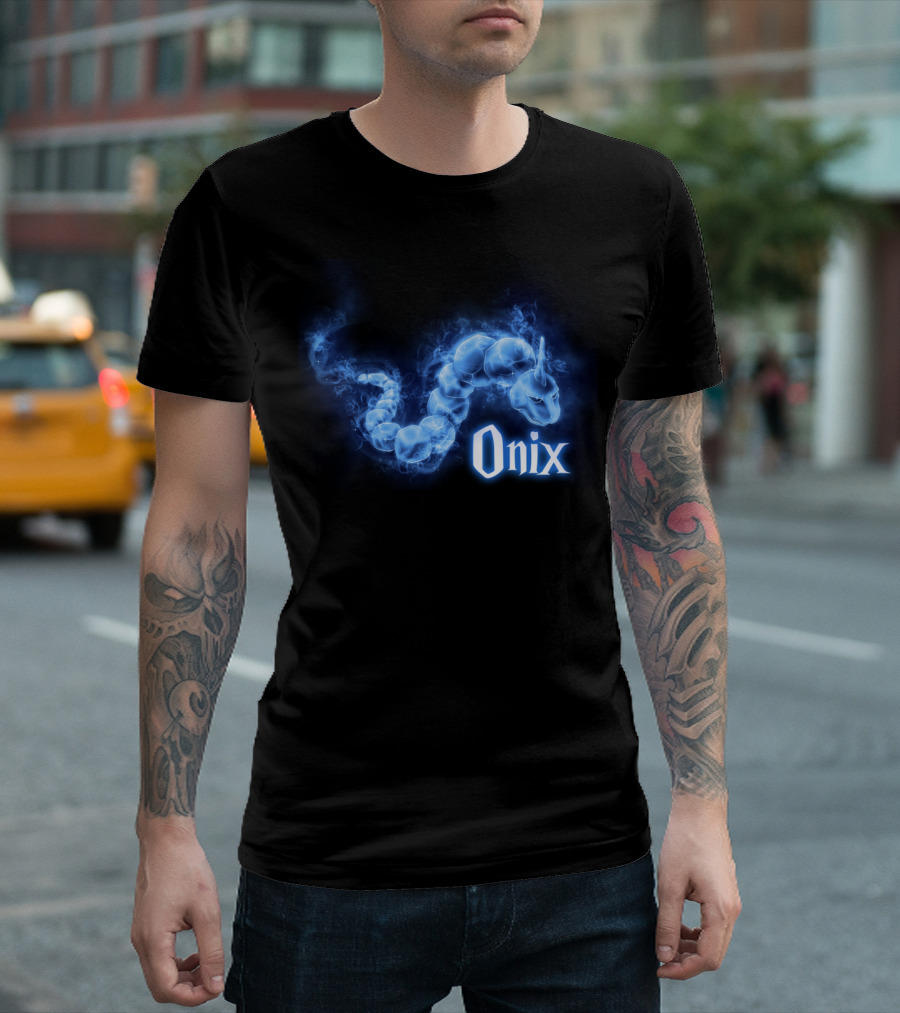 Onix Patronus Pokemon Blue Spirit Magic Creature T-Shirt