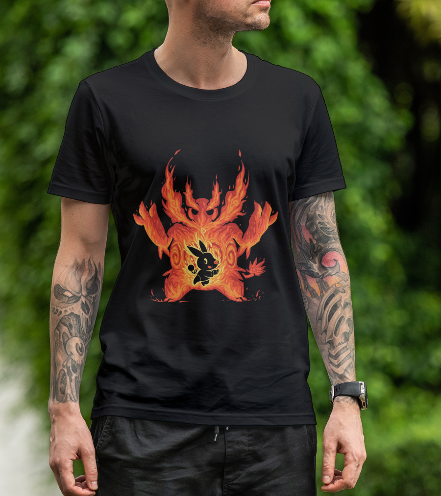 POKEMON TEPIG INTO EMBOAR FLAME EVOLUTION T-Shirt