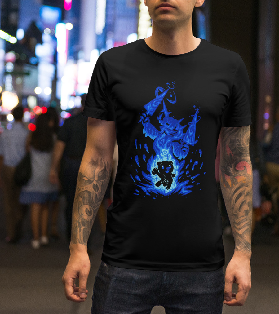 Samurott Evolution Inspired By Blue Flame And Water T-Shirt
