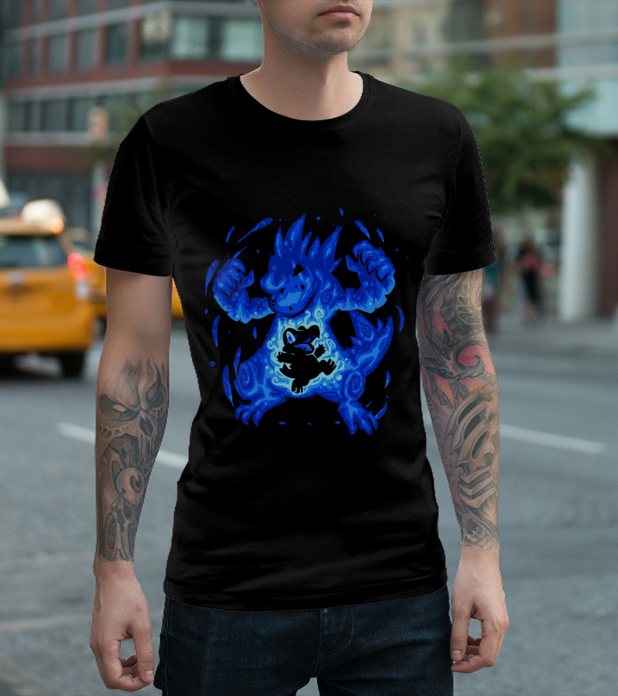 EVOLUTION POKEMON TOTODILE FERALIGATR TRANSFORMATION T-Shirt