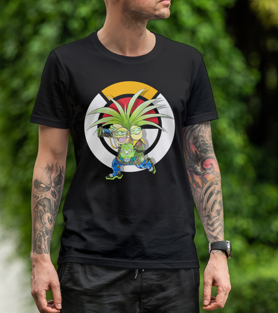 POKEMON X OVERWATCH EXEGGUTOR LUCIO MASHUP T-Shirt