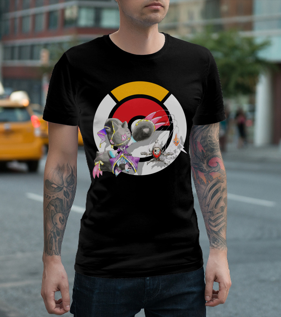 POKEMON X MEGA BANETTE CROSSOVER WITH SOMBRA CHARACTERS T-Shirt