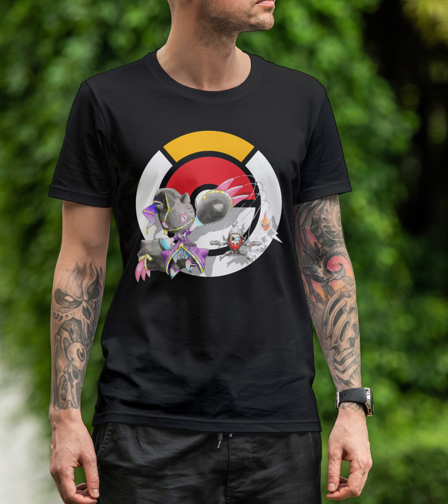 POKEMON X MEGA BANETTE CROSSOVER WITH SOMBRA CHARACTERS T-Shirt