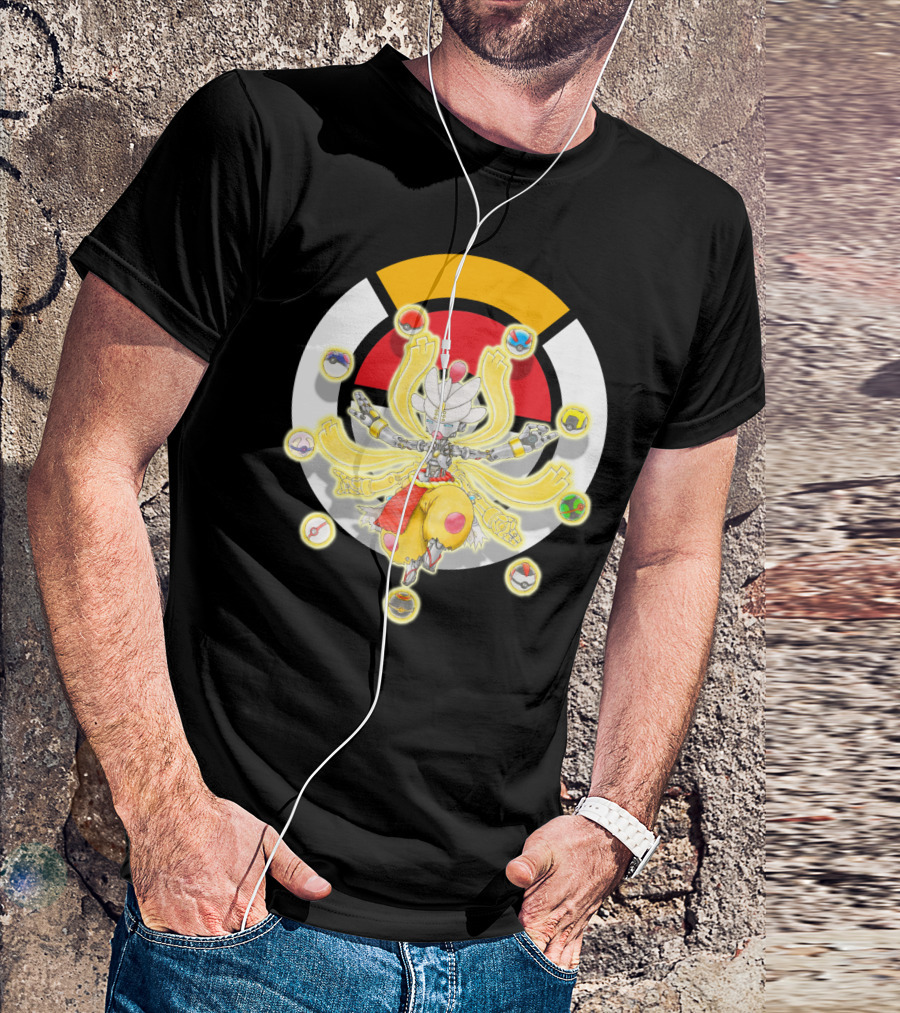 POKEMON X OVERWATCH MEGA MEDICHAM ZENYATTA CROSSOVER T-Shirt