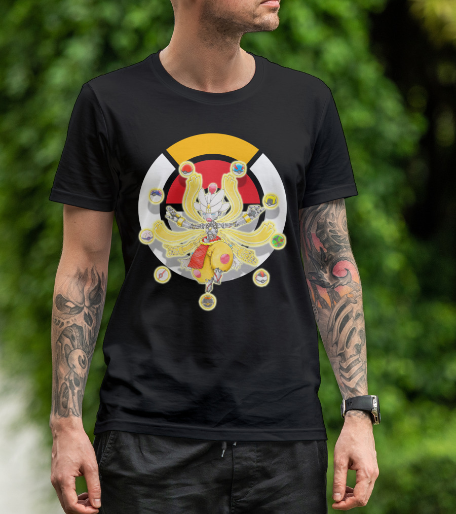 POKEMON X OVERWATCH MEGA MEDICHAM ZENYATTA CROSSOVER T-Shirt