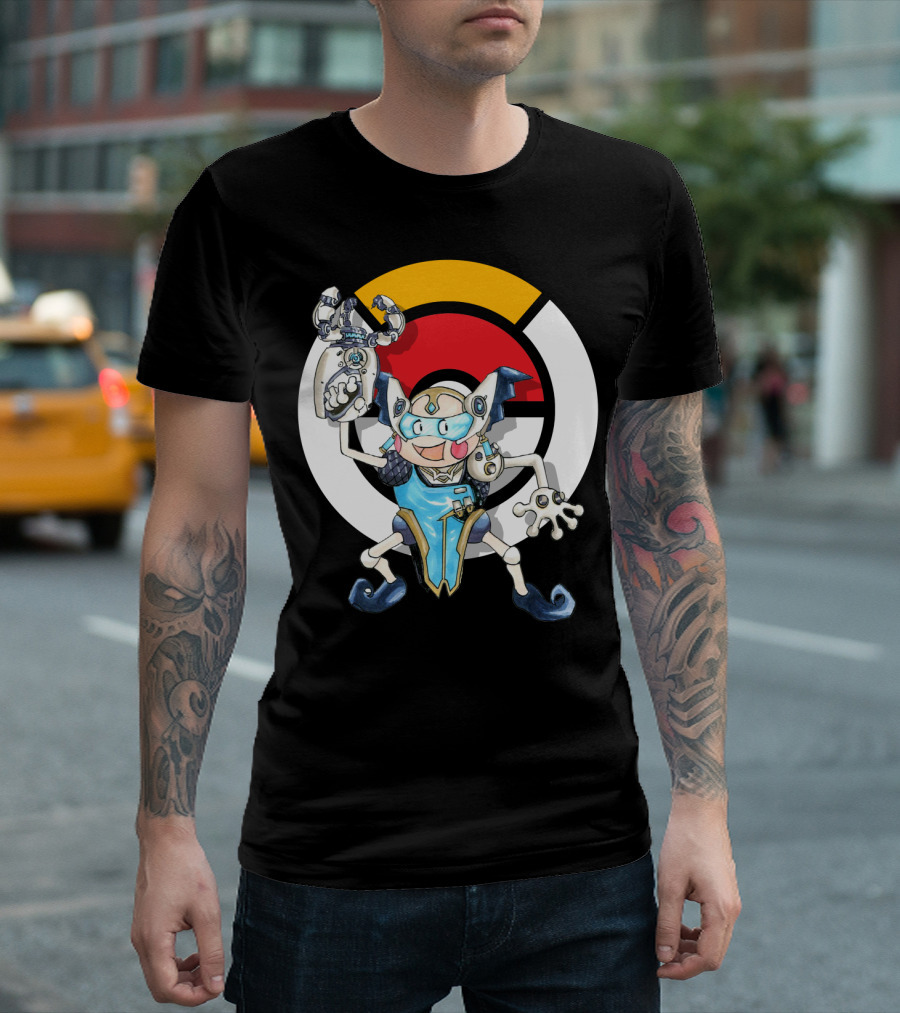POKEMON X OVER MR. MIME CROSSOVER WITH SYMMETRA T-Shirt