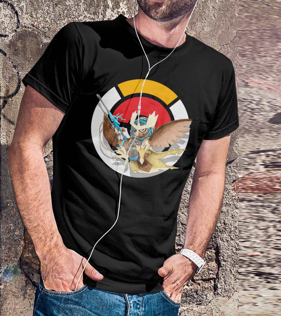 Pokemon X Over Noctowl X Ana Official Collaboration T-Shirt