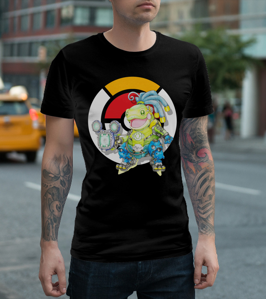 POKEMON X OVERWATCH POLITOED LUCIO MASHUP T-Shirt
