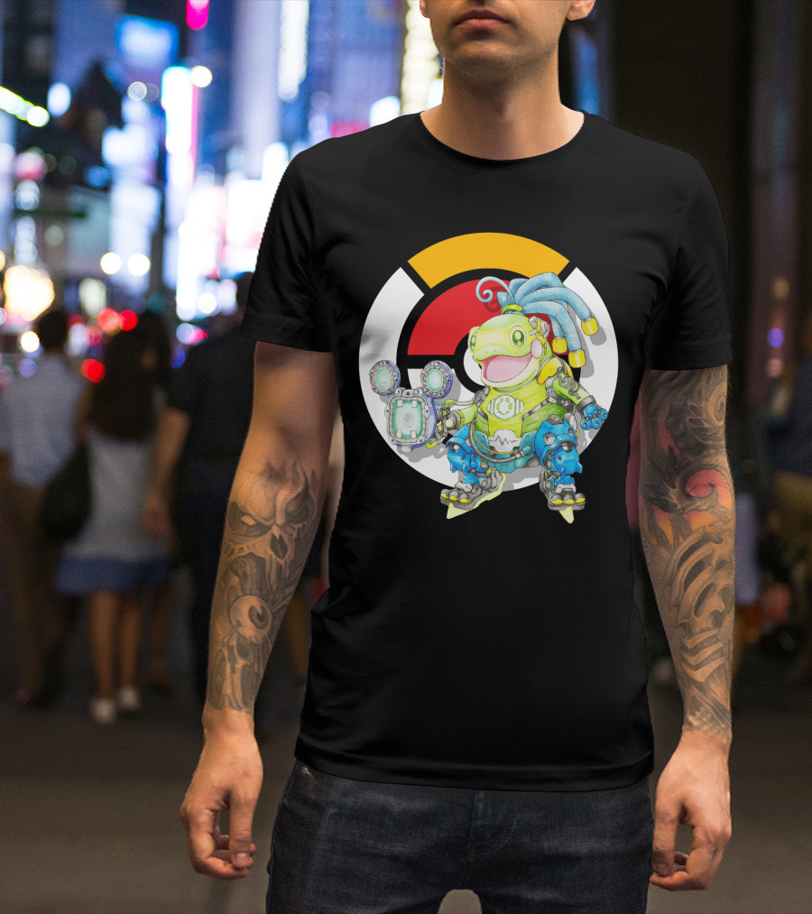 POKEMON X OVERWATCH POLITOED LUCIO MASHUP T-Shirt