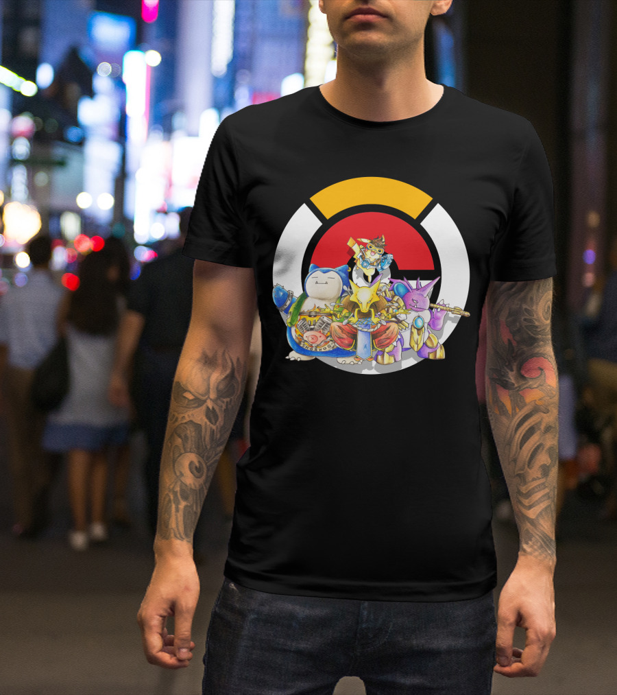 POKEMON X OVER Super Sentai Mashup T-Shirt