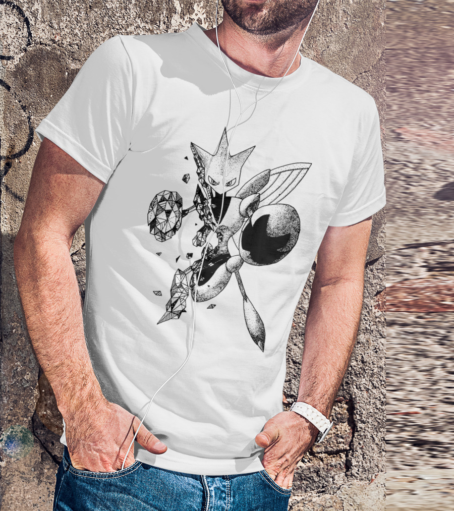 GEOMETRIC SCIZOR POKEMON DOTTED T-Shirt