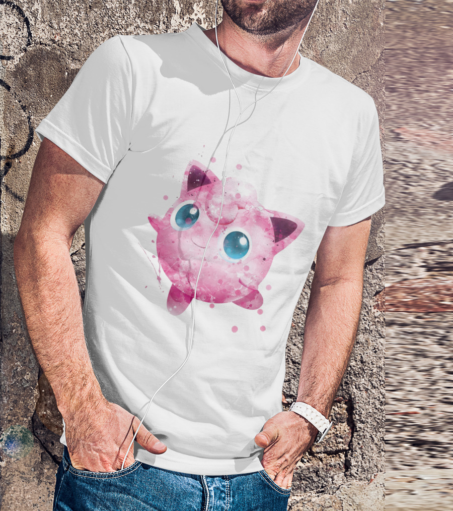WATERCOLOR JIGGLYPUFF POKEMON POKE T-Shirt