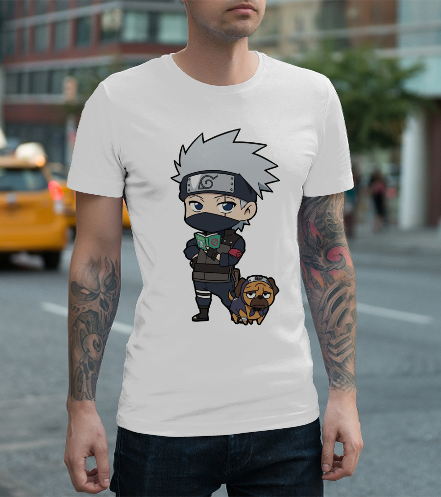 Kakashi Dog Chibi Ninja Fan T-Shirt