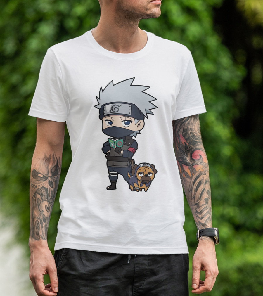 Kakashi Dog Chibi Ninja Fan T-Shirt