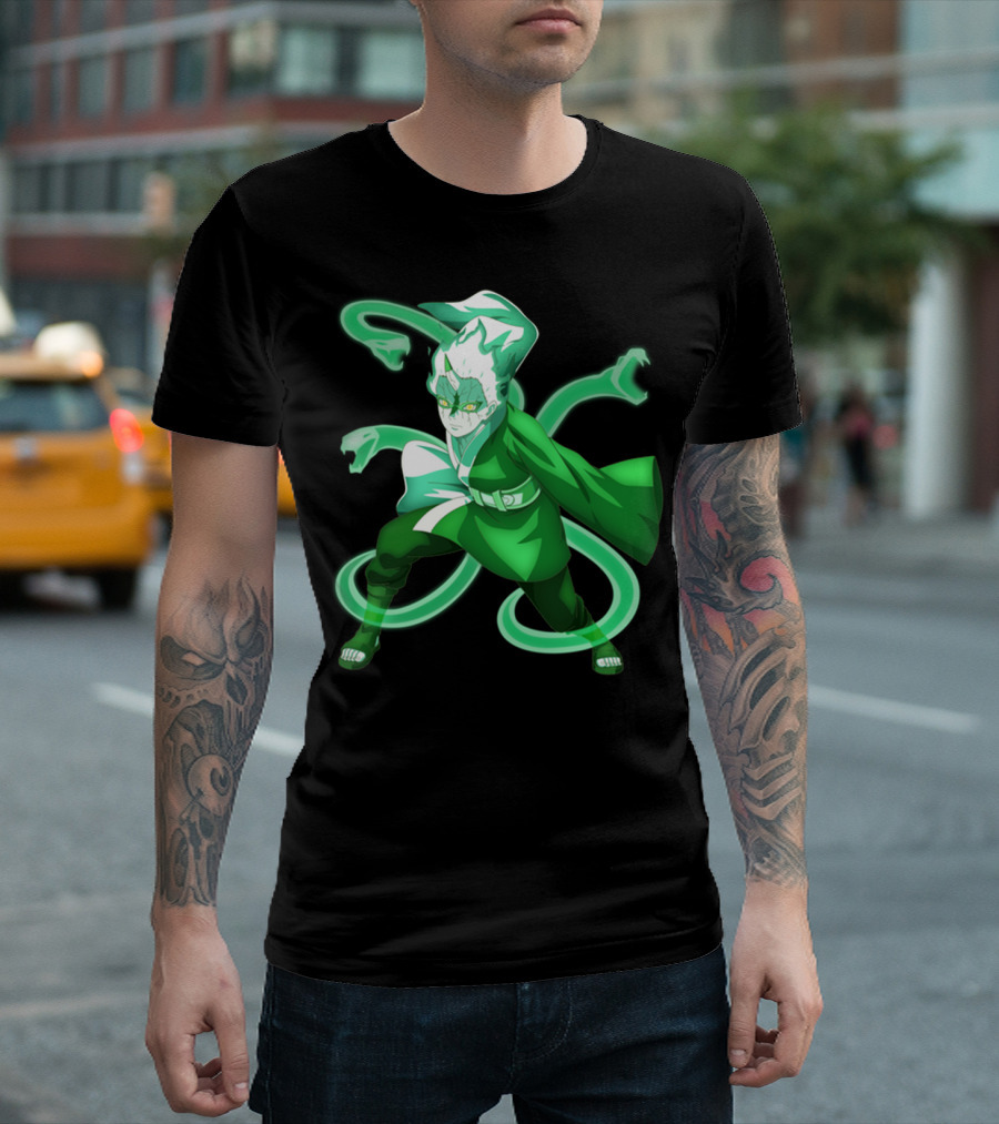 Mitsuki Orochimaru Anakins Striking Green Aura Power Form T-Shirt