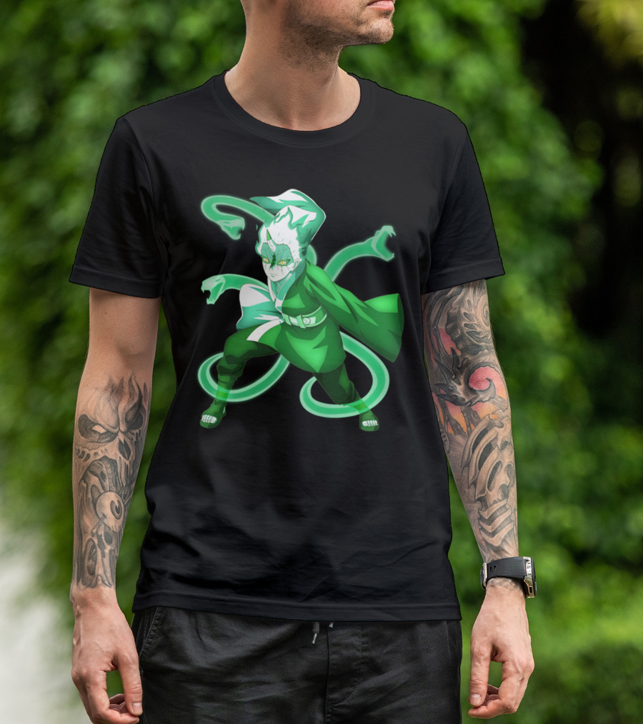 Mitsuki Orochimaru Anakins Striking Green Aura Power Form T-Shirt
