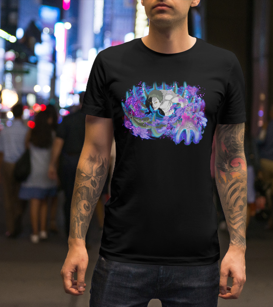 Zetsu Pastel Aura With Purple And Blue Energy Burst T-Shirt