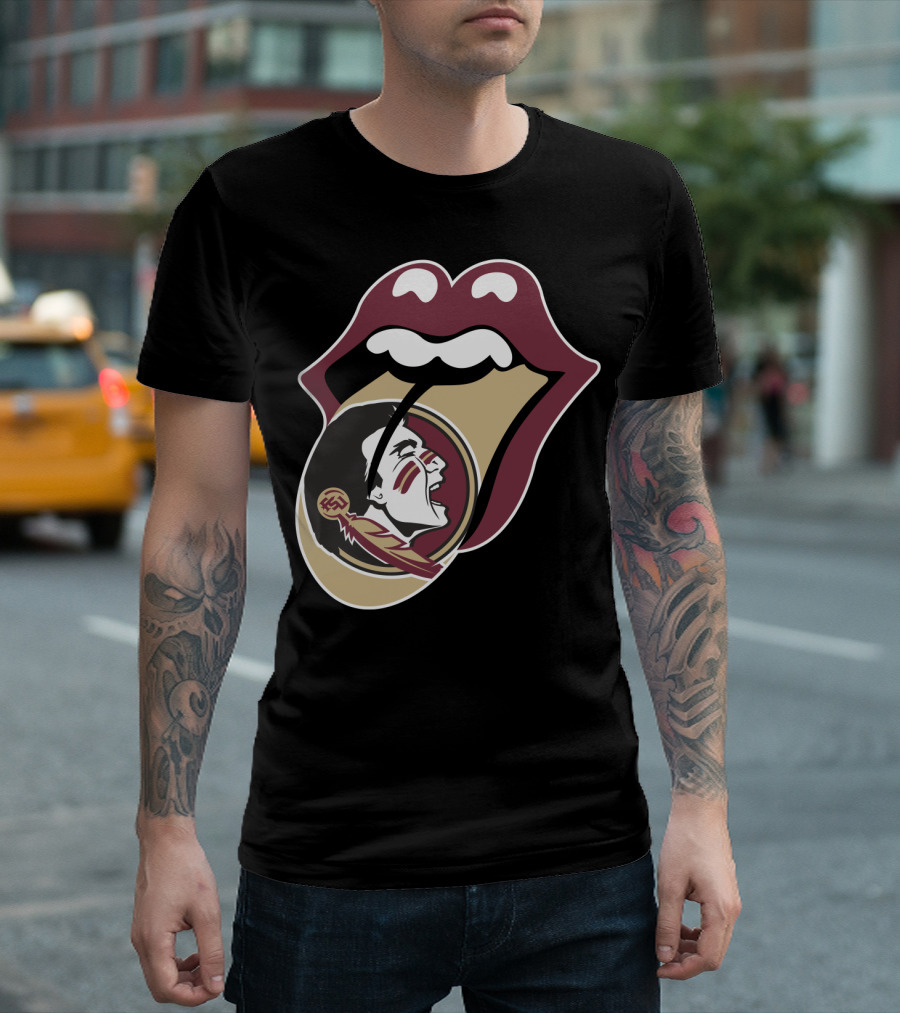Fsu Seminoles Rolling Stones T-Shirt
