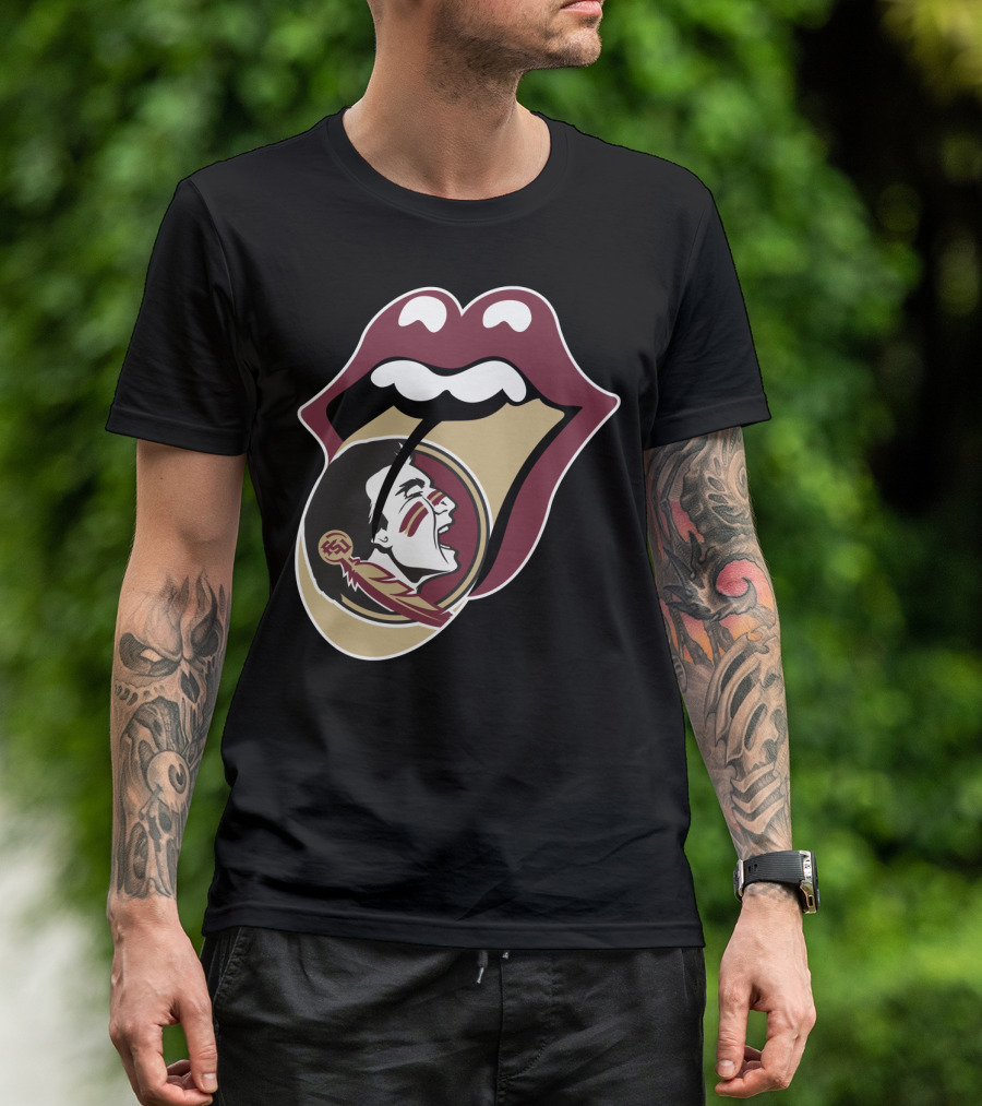 Fsu Seminoles Rolling Stones T-Shirt