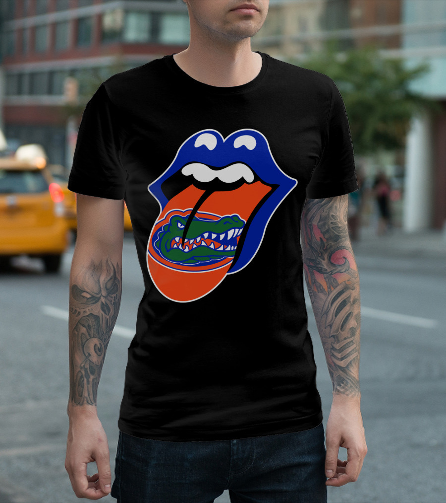 Rolling Stones Florida Gators Rolling Tongue T-Shirt