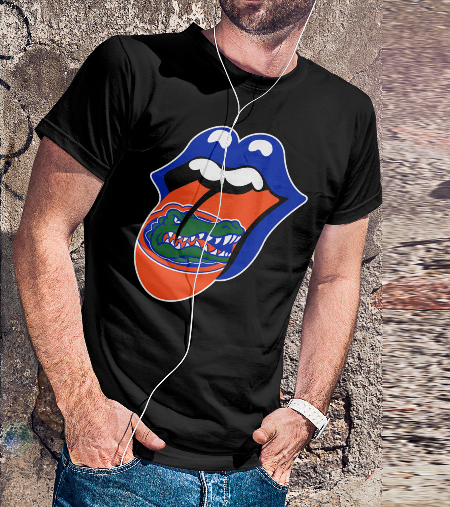 Rolling Stones Florida Gators Rolling Tongue T-Shirt